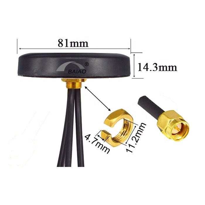 Açık Su Geçirmez 5 In 1 Combo Puck Hockey MIMO 5g WiFi 2.4GHZ GPS Vida Bağlantısı