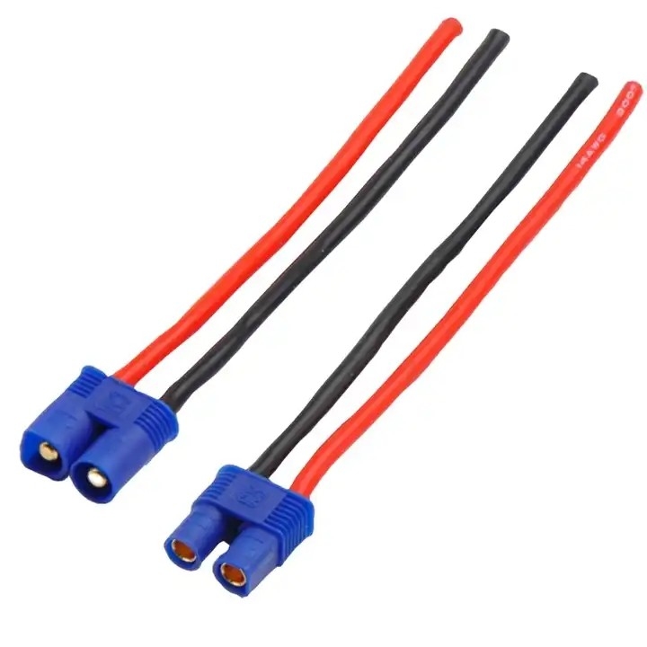 Silikon Kablo EC5 EC3 Adaptör Konnektörü Kablo Demeti 10AWG 12AWG ESC Motor Drone için