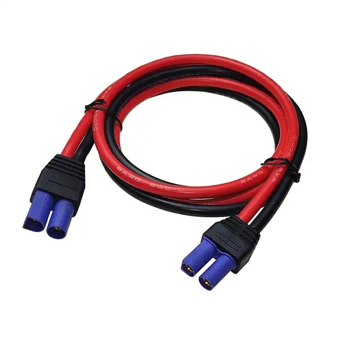 Silikon Kablo EC5 EC3 Adaptör Konnektörü Kablo Demeti 10AWG 12AWG ESC Motor Drone için