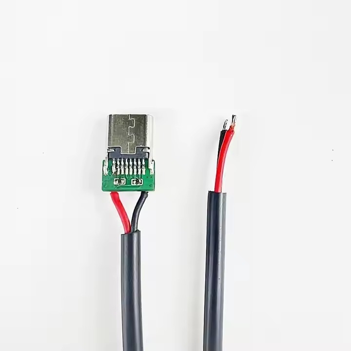 Yüksek Kalite Performans Toptan Nikel Kaplama Tipi C USB Erkek Lehimleyici Bağlantı USB Tipi C Fiş Uzantısı