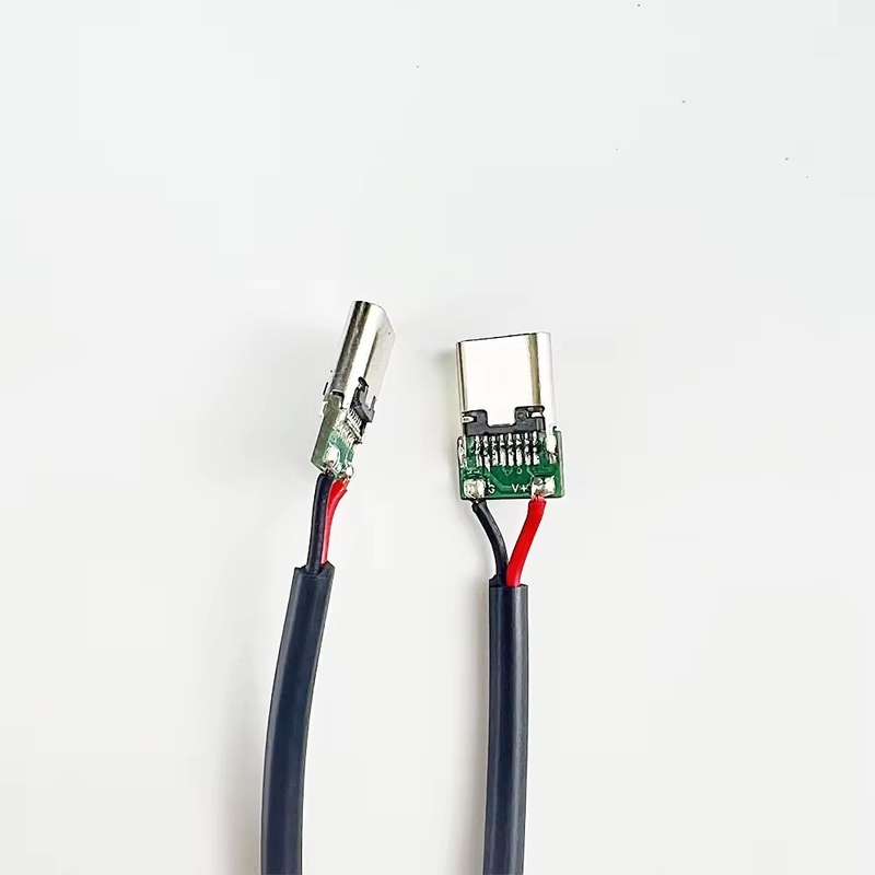 Yüksek Kalite Performans Toptan Nikel Kaplama Tipi C USB Erkek Lehimleyici Bağlantı USB Tipi C Fiş Uzantısı