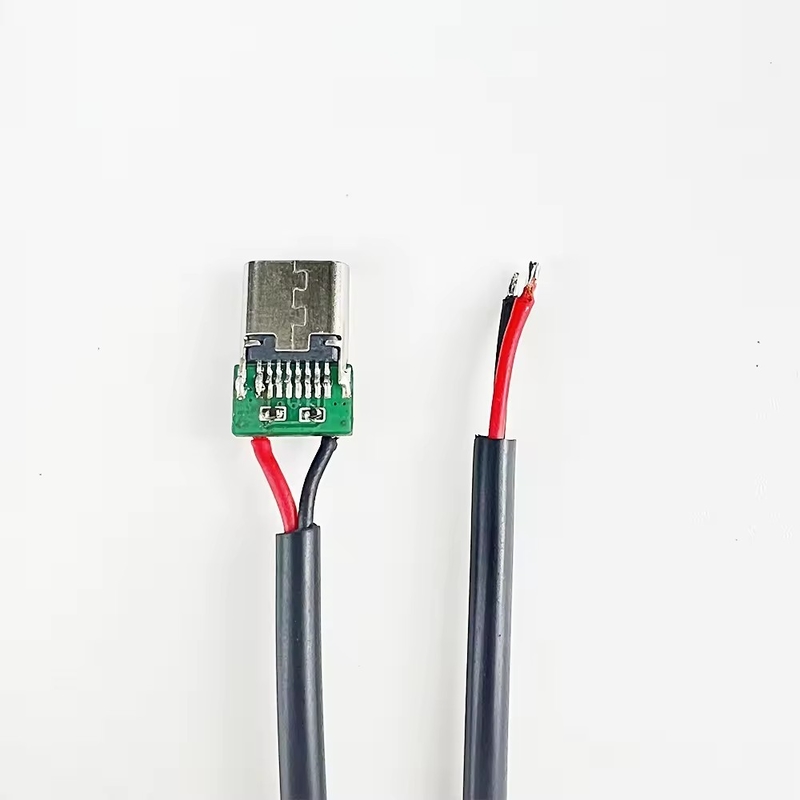 Yüksek Kalite Performans Toptan Nikel Kaplama Tipi C USB Erkek Lehimleyici Bağlantı USB Tipi C Fiş Uzantısı