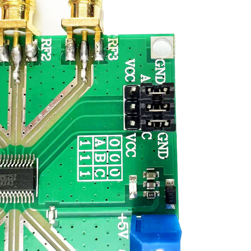 HMC252 DC-3GHz RF motor kontrolörü için PCB devreler kuruluşu rekabetçi olmayan SP6T anahtarı RF anahtarı 3V-5 için CATV/DBS MMDS