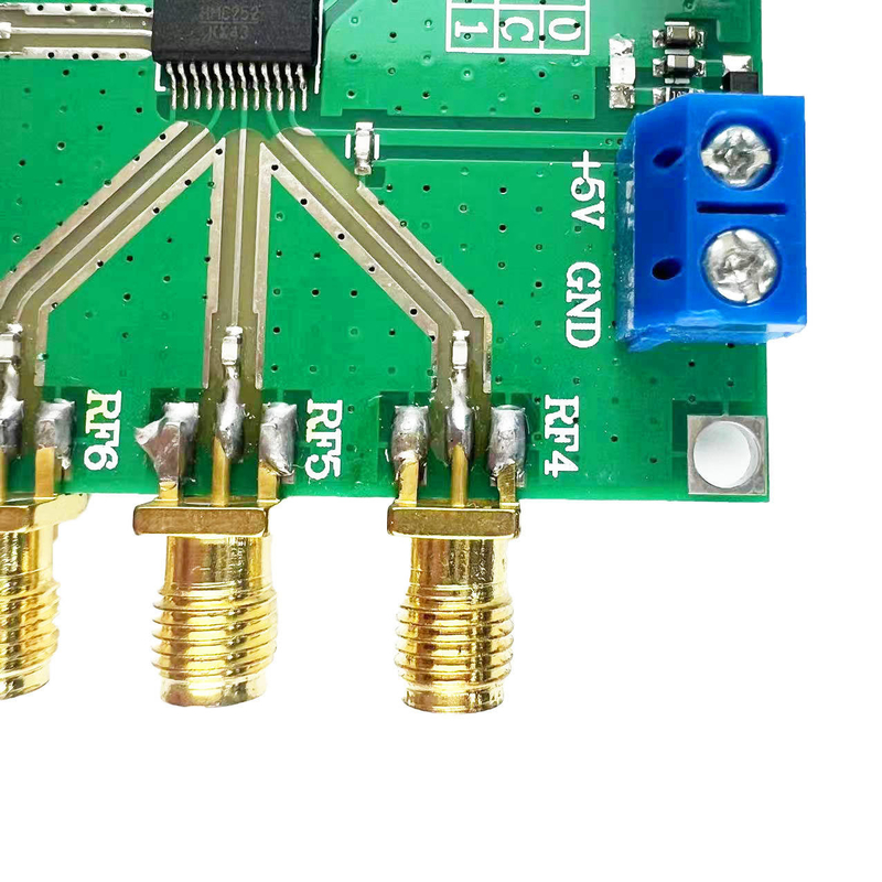 HMC252 DC-3GHz RF motor kontrolörü için PCB devreler kuruluşu rekabetçi olmayan SP6T anahtarı RF anahtarı 3V-5 için CATV/DBS MMDS