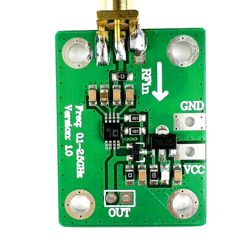 AD8313 Logaritmik Detektör -72dBm -2dBm 0.1-2.5GHz RF Güç Analizcisi 7-15V Güç Mikrodalga Radyo Algılama Modülü