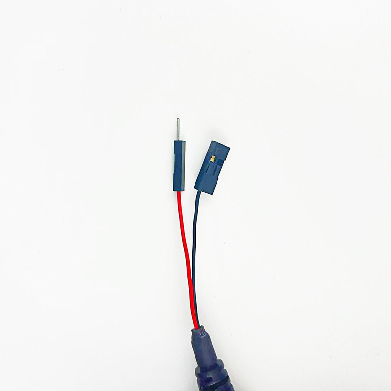 Özel Mini 5 Pin Kadın Panel Araç Kamyon Tekne Motosiklet Tablosu için Kırmızı Ve Siyah Tel Bağlantı Uzantı Kablosu