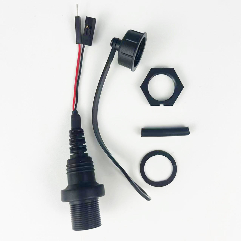 Özel Mini 5 Pin Kadın Panel Araç Kamyon Tekne Motosiklet Tablosu için Kırmızı Ve Siyah Tel Bağlantı Uzantı Kablosu