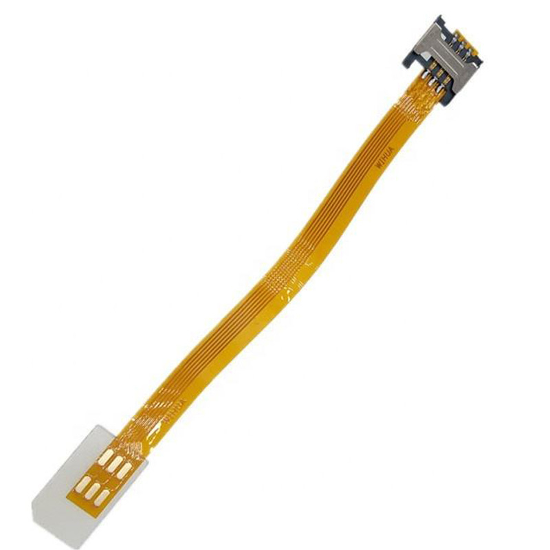GSM CDMA Standart UIM SIM Kartı Kit Erkeğe Kadına Genişletme Yumuşak Düz FPC Kablo
