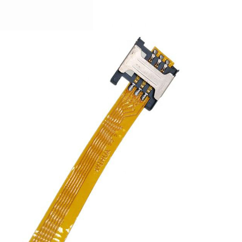 GSM CDMA Standart UIM SIM Kartı Kit Erkeğe Kadına Genişletme Yumuşak Düz FPC Kablo
