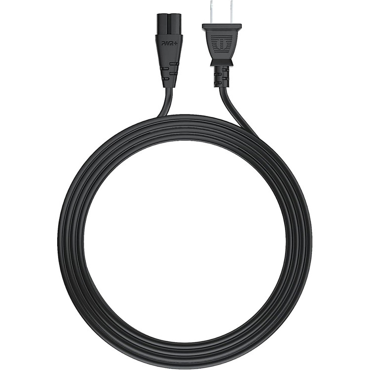 RY 12ft Elektrik Gücü Kablosu 2 Prong Ac Duvar Plug 2 Slot Led LCD