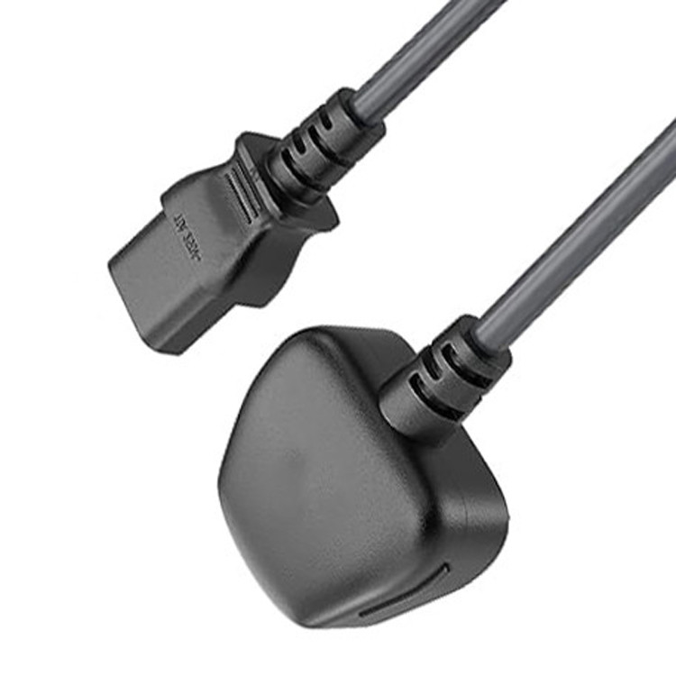 RY C13 To Uk Plug Power Cord Bs1363 18awg 250v Uzunluk Çoğu Bilgisayar Yazıcılar Ve Diğer Aygıtlar