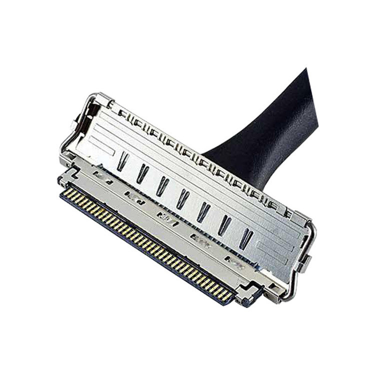 Yatay Çiftleşme Mikro Koaksiyel Bağlantı IPEX Kablolu CA II 20679-030T-01 Mikro Koaksiyel Kablo 0.4 mm Pitch