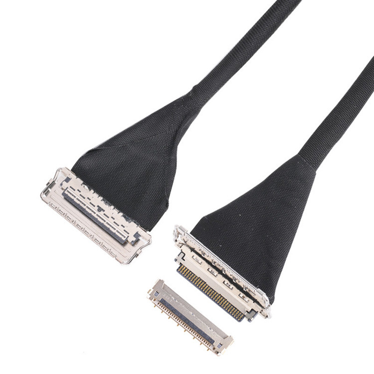 Fabrika özelleştirilmiş IPEX 20679 0.4 MM Pitch 20pin 30pin 40pin 50pin Mikro Koaksiyel Bağlantı Yatay Yön