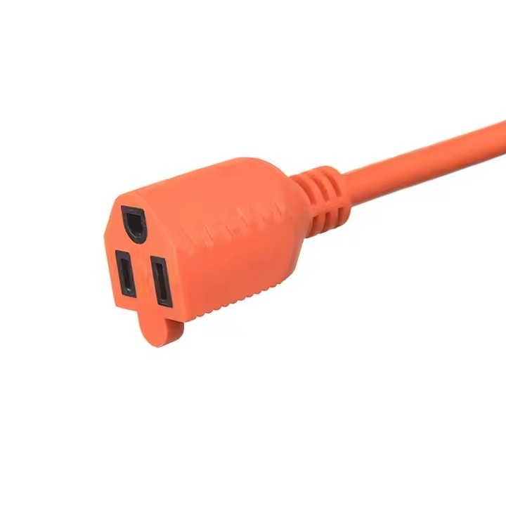 SJWT #12/14/16 AWG uzatma kablosu 10A 13A 15A 125V türleri topraklama 3pin elektrikli 125v ABD güç kabloları