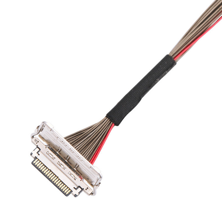 Fabrika Ses İstasyonu 290mm Uzunluk Mikro Koaksi Kablo 20 Pin I PEX 0.4mm Pitch 20679-020T-01