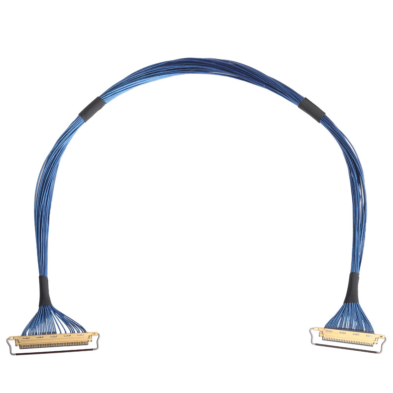 LVDS Kablo Montajı 36AWG 0.4mm Pitch 30P 40P I-PEX 20453-240T-01 20453-230T-01