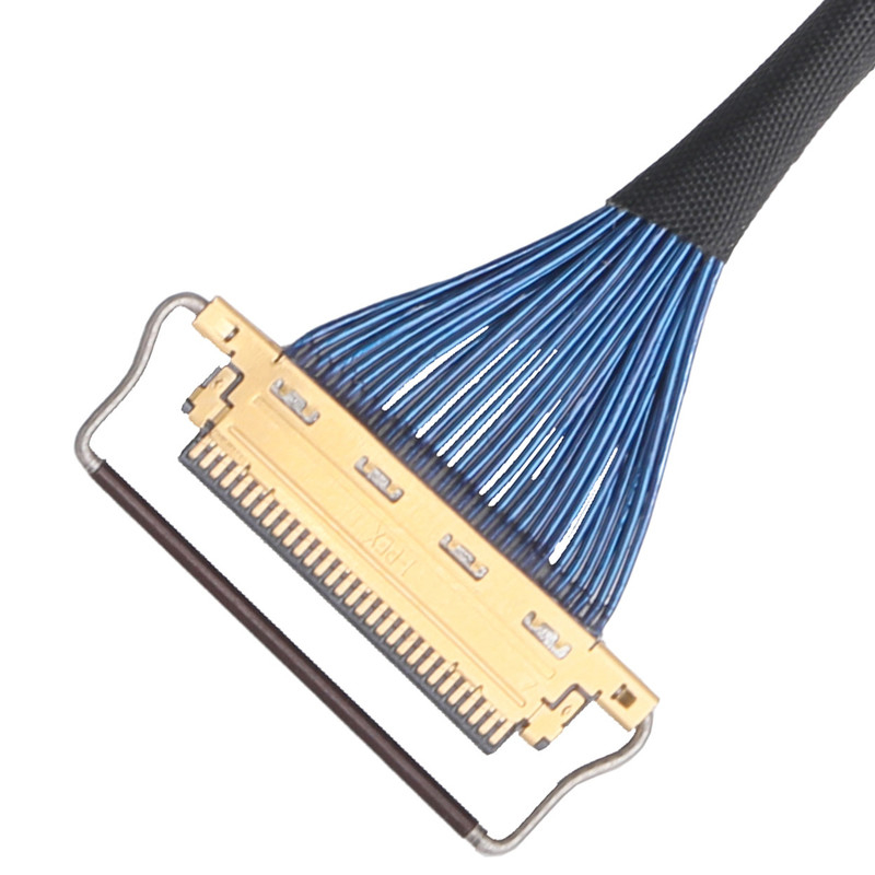 LVDS Kablo Montajı 36AWG 0.4mm Pitch 30P 40P I-PEX 20453-240T-01 20453-230T-01
