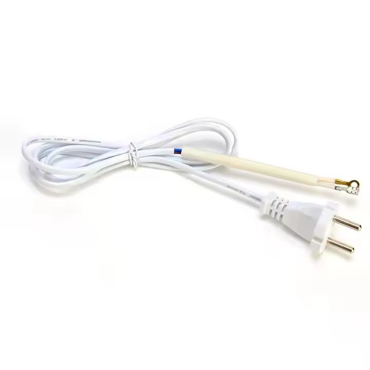 Sıcak Satış 2 Pin 220v 16a Yapışık Tel Güç Kablosu Kablo Led Lamp E27 Dc Bakır Karachi Güç Kablosu Pakistan'da Demir için