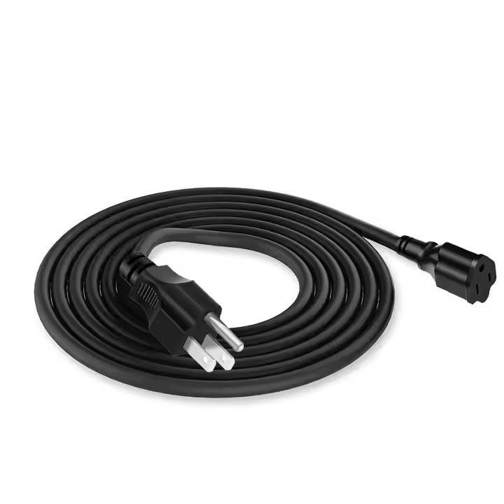 3 Pin Güç Kabloları Uzantı Kabloları Plug ile AC Kablo