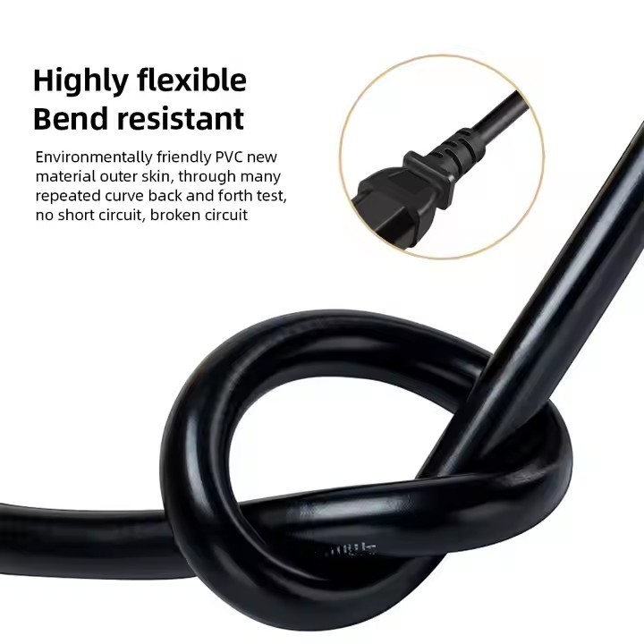 ETL UL817/CSA C22.2 SJT 3X14 10AWG 3 Pin US Black Power Cord Extension Endüstriyel ABD Genişleme Kabloları Işıklandırma