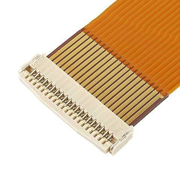 0.5mm Pitch FPC Esnek Düz Kablo IPEX MINIFLEX 5-BFN II 20542-020E-01 Sinyal Pin için