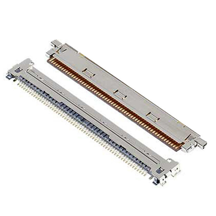 Fabrika 60P IPEX Kabline-CAF 20858-060T-01 0.4mm Pitch Yatay Çiftleme Tipi Mekanik Kilitli FPC Plug Bağlayıcı