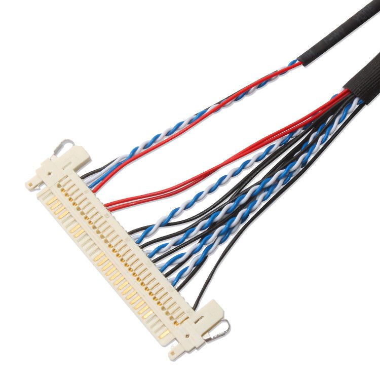 Özel OEM Kablo Harness FI S20S 20 Pin 1.25 mm Pitch JAE Ekran Lvds Kablo