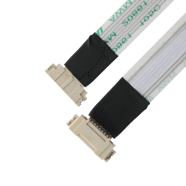 OEM/ODM ROHS FFP/FPC 6Pin Beyaz IS100-L08T-C46-C'ye HS100-L08N-N62 Siyah Pitch 1.0mm