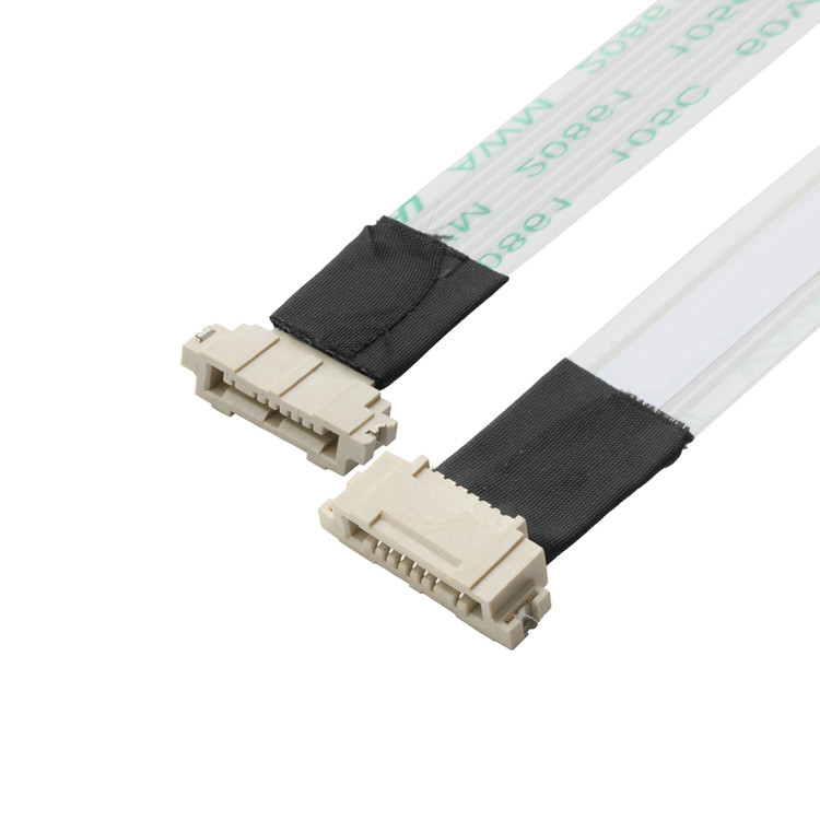 OEM/ODM ROHS FFP/FPC 6Pin Beyaz IS100-L08T-C46-C'ye HS100-L08N-N62 Siyah Pitch 1.0mm