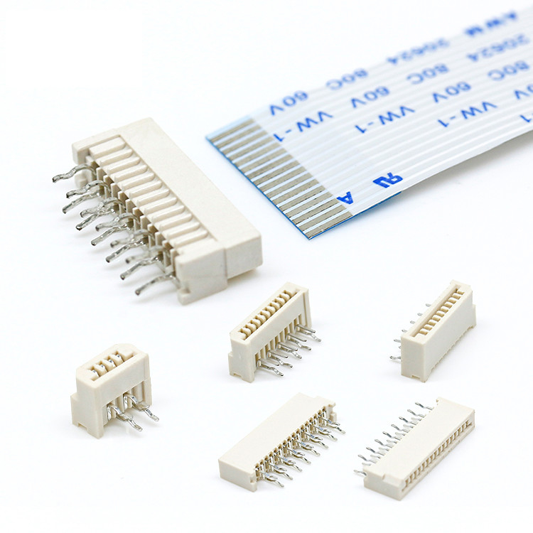 Özel 1.25mm Pitch Awm 20624 80c 60v Vw 1 FFC FPC Bağlantısı 16 24 45 80 Pin Kablo Bağlantısı Esnek Düz Kablo PCB Soket