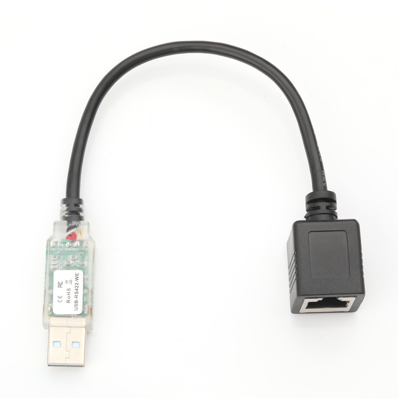 Endüstriyel Özel Kablo Adaptörleri USB-A RJ422'den RS232 Ağı Portu Ağı Mühendisliği Hata Hata Kablosu