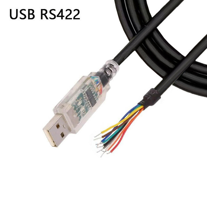 Endüstriyel özel tel kemer RS-422 seri protokol kablosu USB-RS422-WE-1800-BT yarı kesilmiş tel