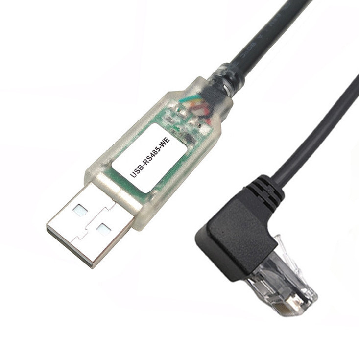 USB-A RS485 To 8P8C RJ45 Seri Uzantı Tel Harness Kablo Dirseği / Parmak / Koruyucu Kapak