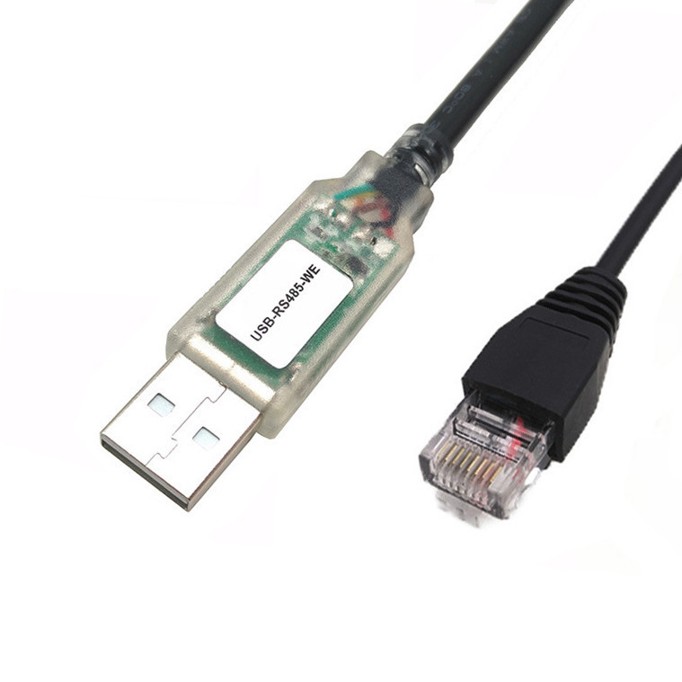 USB-A RS485 To 8P8C RJ45 Seri Uzantı Tel Harness Kablo Dirseği / Parmak / Koruyucu Kapak