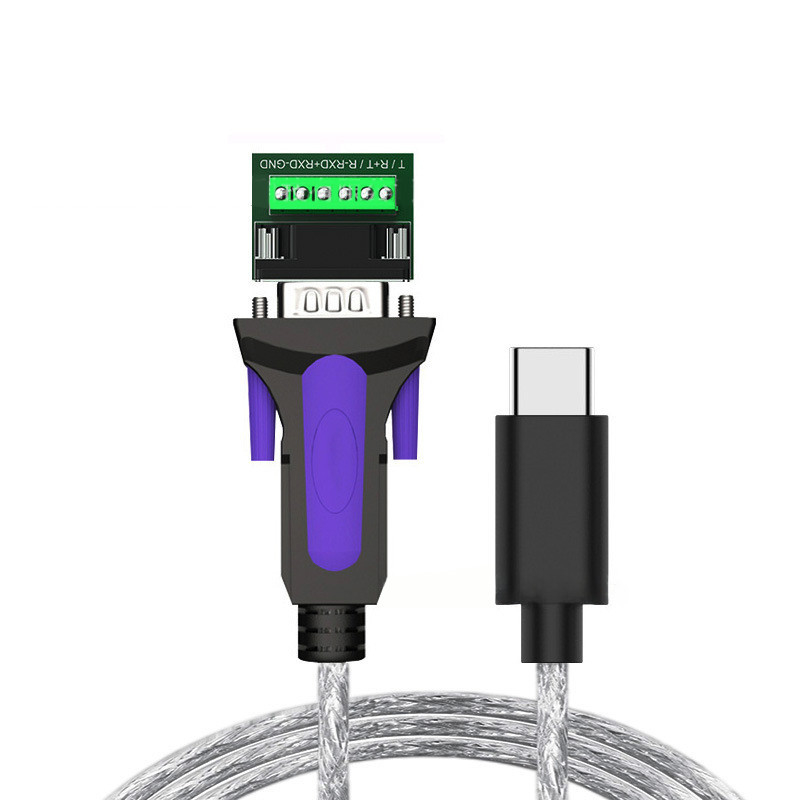 TYPE-C için Endüstriyel Sınıf Özel Kablo RS485-DB9/RS422-DB9 CONN Bağlantısı B DB9 Erkek