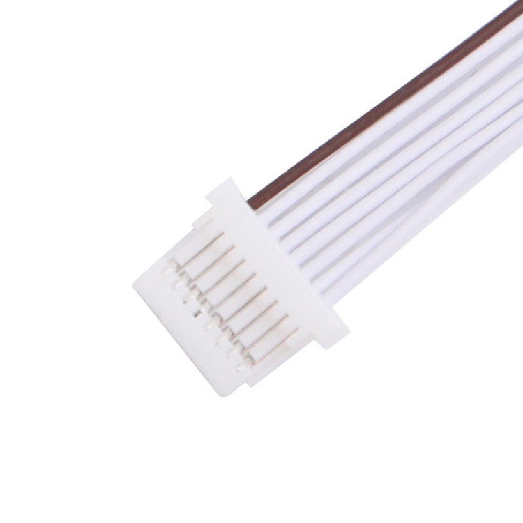 Fabrika 0.80mm 8 Pin PVC LVDS Kablo Montajı JST SHR-08V-S-B