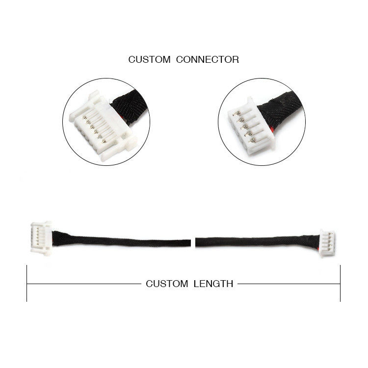 Düşük profilli kablo hamle JST SHJP-06V-S ((HF) 6 Pin To Molex 51021-0500 5-Pin FCII LED Sürücü