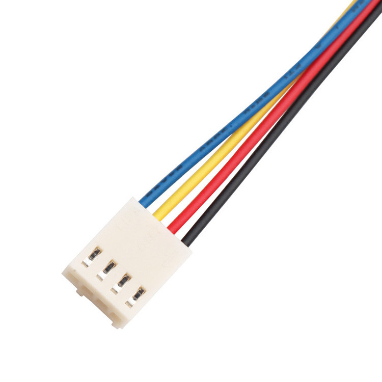 Fabrika özelleştirilmiş JST JH 2.5mm 4-Pin Molex 4-Wire Fan Y Kablo Montajı Lvds 4-Pin Bağlayıcı Kablo
