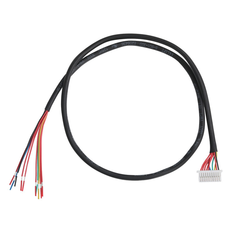 Lvds Kablosu 10P JST SHLP-10V-S-B Yarım Çizilmiş Kullanımlı Koaksiyel Kablo Montajları Otomotiv