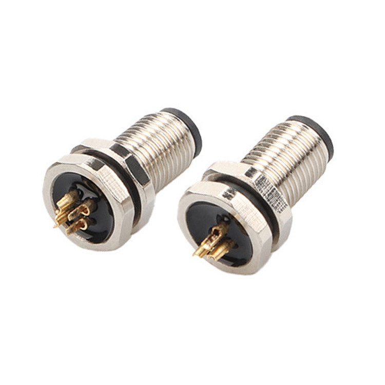 M5 Kod-A 2Pin 3Pin 4Pin Endüstriyel Bağlantılar M5Z03AA0OCJ009-M5 Ön kilit