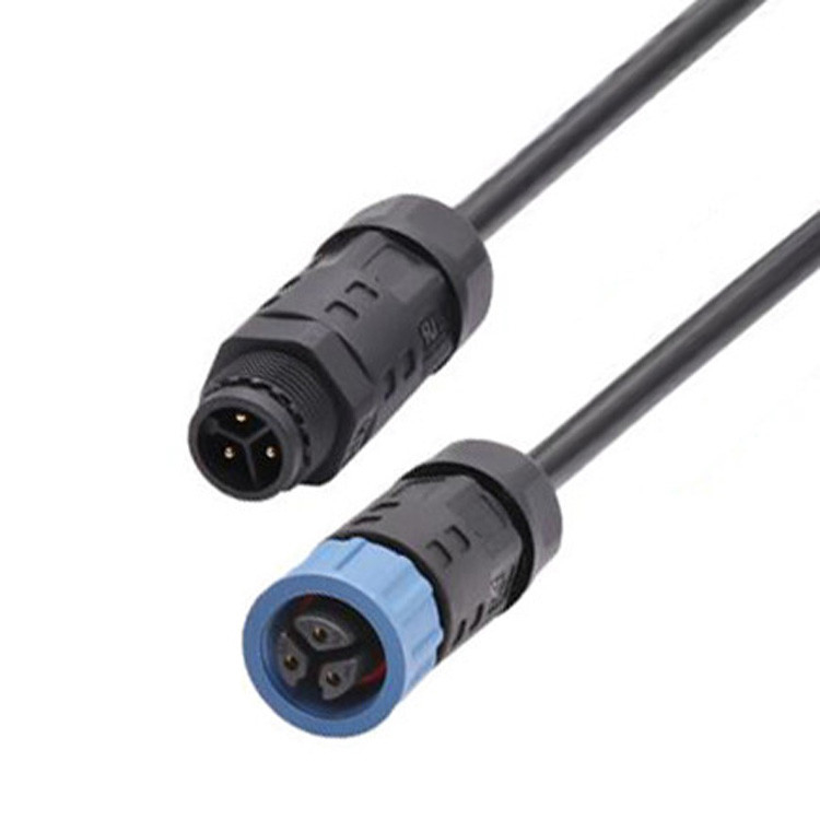 IP67 Su geçirmez M15 Endüstriyel Dairesel Bağlantı 2 3 Pin ile Lehimleme Tipi Montaj Bağlantısı