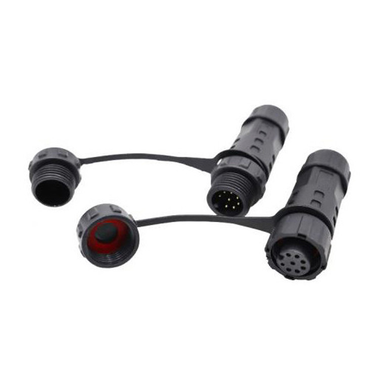 Fabrika Mini M12 8 Pin dairesel fiş konektörü Su geçirmez Endüstriyel IP67 Erkek / Kadın