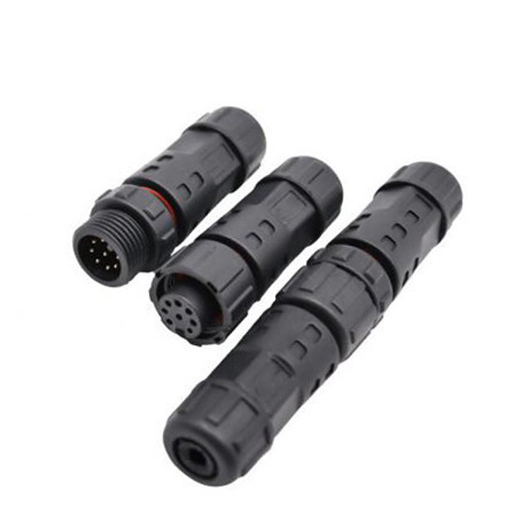 Fabrika Mini M12 8 Pin dairesel fiş konektörü Su geçirmez Endüstriyel IP67 Erkek / Kadın