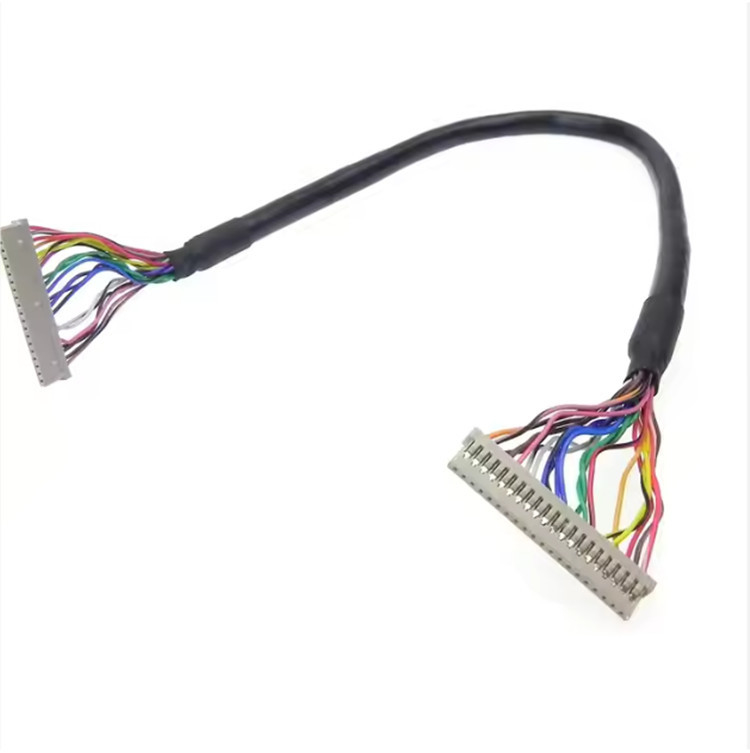 20 Pin  DF19G-20S-1C BLD2-20 1.0mm Lvds Ekran Kablosu 2 Satırlar 2 * 10 Pin Jst Sh1.0