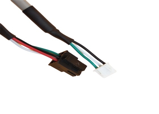 Pvc Tel Koşum Mikro Fit 3.0mm 2 * 2p Molex 43025 Siyah Konnektör 4 Pin Jst - Xh 2464