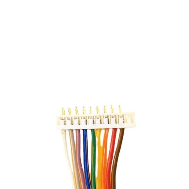 Elektronik Düz Gökkuşağı Şerit Kablo, 2.0mm Pitch Bağlayıcı Düz ​​Konnektör Kablosu