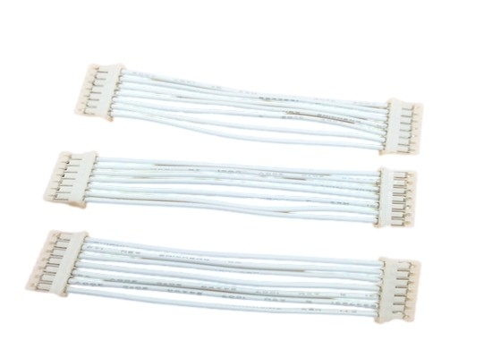 UL1007 Beyaz Özel Kablo Demeti Her Tarafı PHR-7 Pa66 Ph 2.0mm Dişi Konnektör