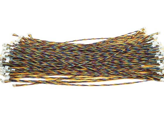 Kalkanlı 24AWG FEP Twisted Özel Tel Kablo Demeti / Ekransız Tip 30 V