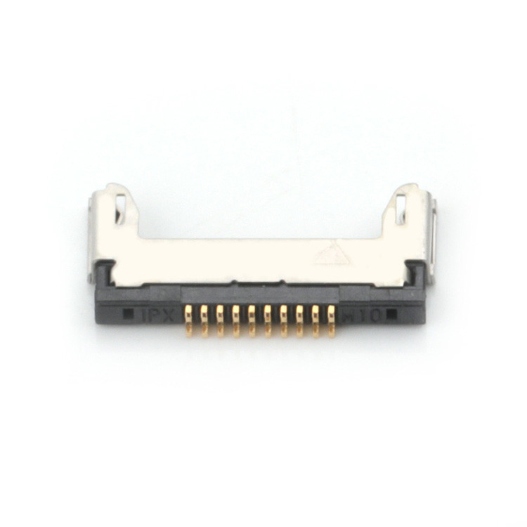 Mikro koaksiyel kablo kümesi 20345-010T32R, 0,4 mm mesafe ve yatay çiftleşme tipi 10 pin LVDS mikro koaksiyel bağlantısı