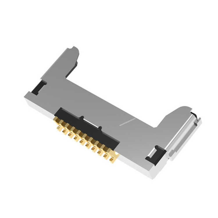 Mikro koaksiyel kablo kümesi 20345-010T32R, 0,4 mm mesafe ve yatay çiftleşme tipi 10 pin LVDS mikro koaksiyel bağlantısı